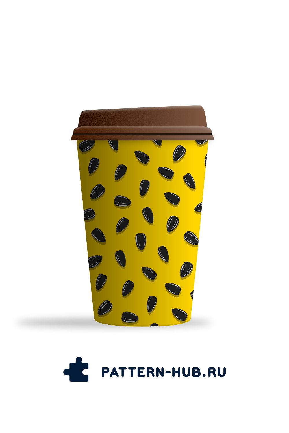 Paper Cup With Sunflower Seeds