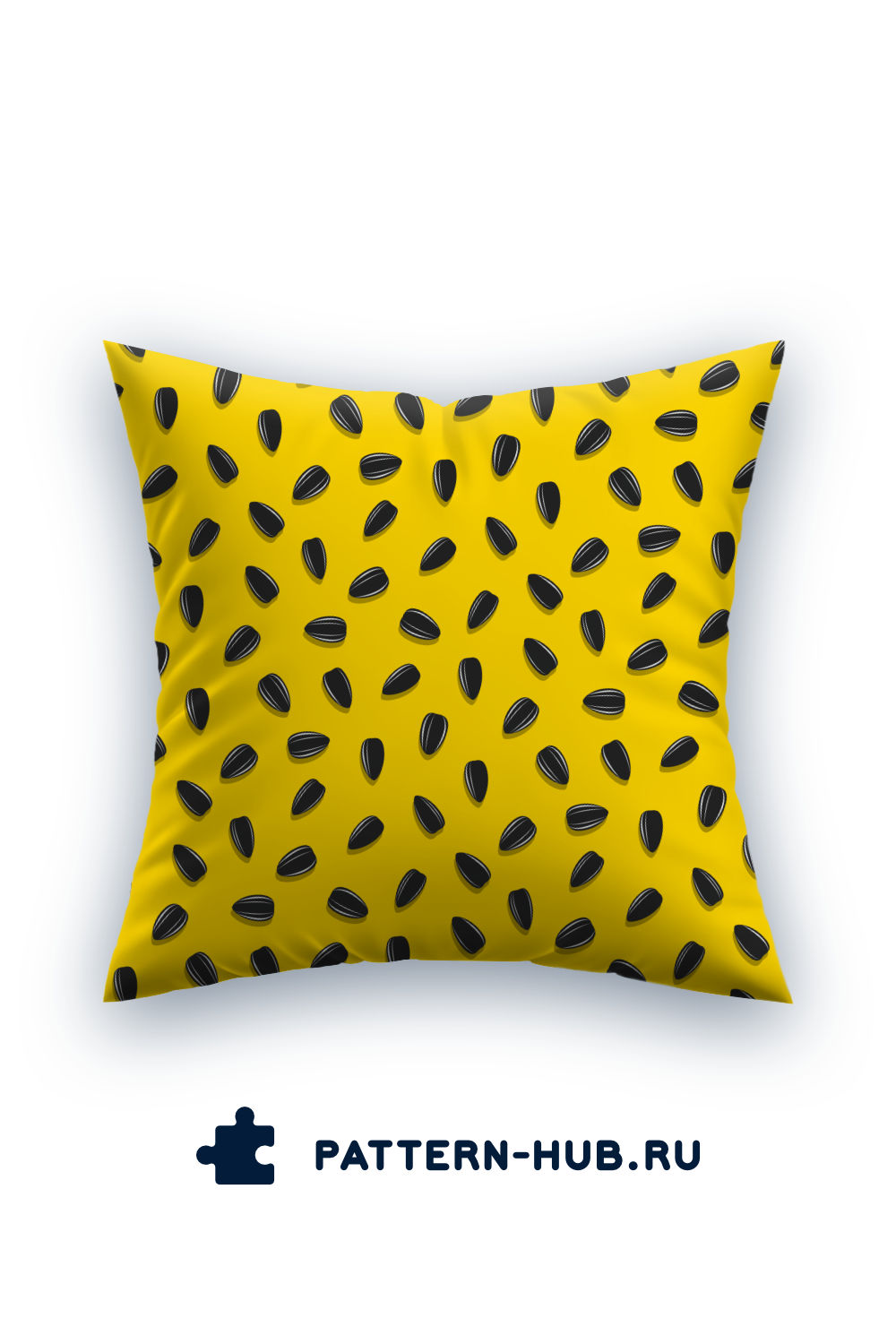 Pillow With Sunflower Seeds