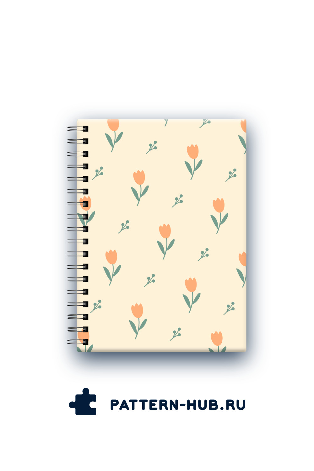 Notebook With Tulips