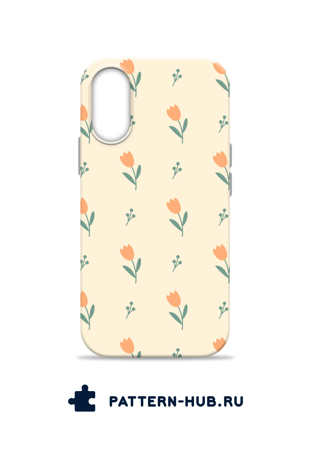 Phone Case With Tulips